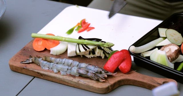 Preparing Fresh Vegetables for Cooking