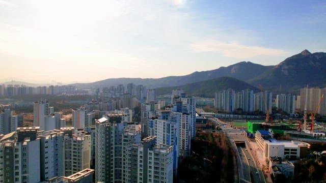 Urban Expansion Near Mountainous Terrain