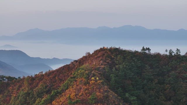 Camping on a Cloudy Mountain Top