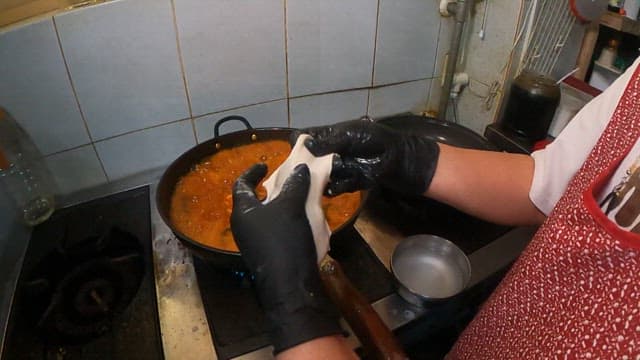 Sujebi Noodles that Goes into Boiling Spicy Stew