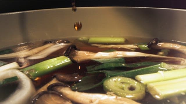 Seasoning added to food