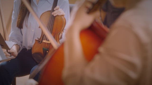 Orchestra Rehearsal in Concert Hall