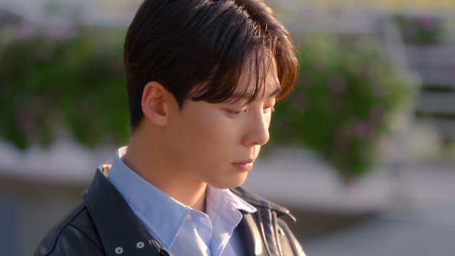 Man relaxing in the park