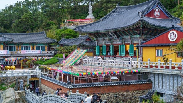 Haedong Yonggungsa Temple in Busan, a popular tourist destination