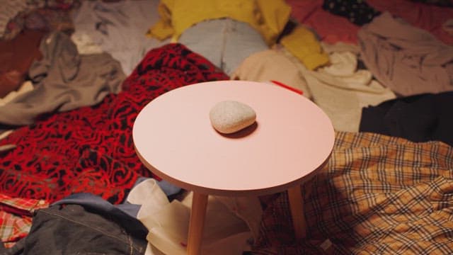 Woman wakes up in a room with her clothes in disarray