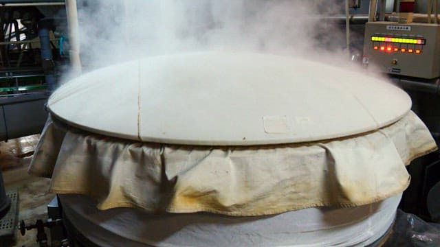 Large industrial machinery for food processing facilities