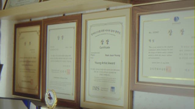 Display of Various Awards and Certificates