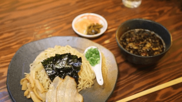 Savoring a Traditional Asian Noodle Dish