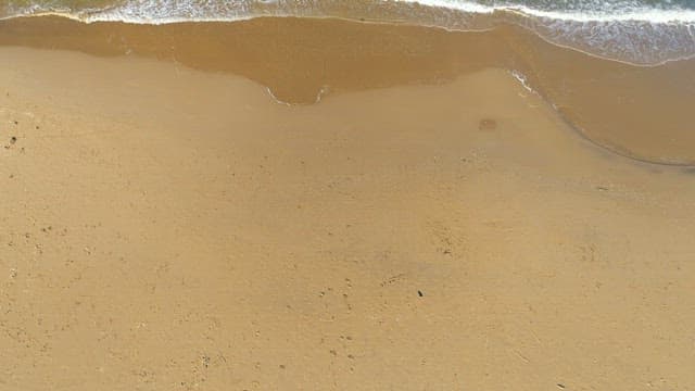 Green Sea in front of the Smooth White Sand Beach