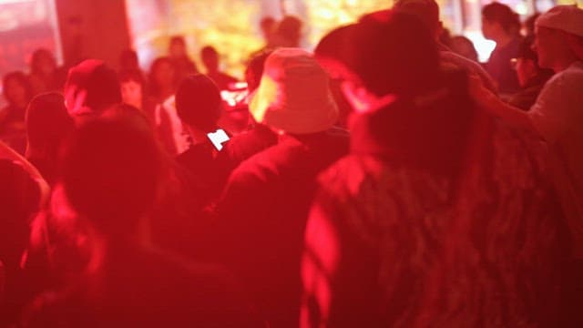 People Enjoying the Atmosphere of the Club