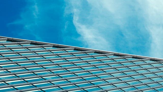 Blue Sky above Buildings in the City