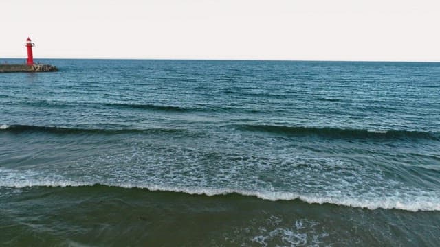 Serene Seascape with Calm Waves