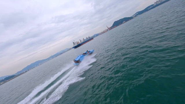 Speedboat Across the Ocean