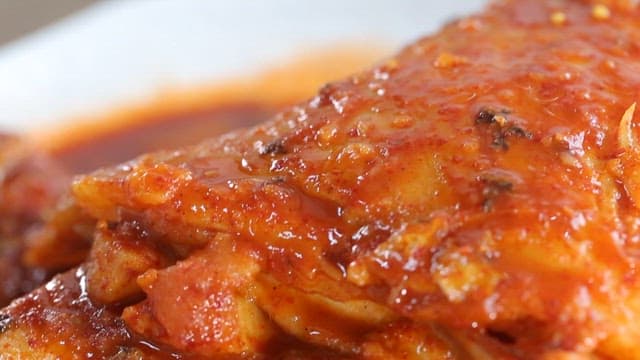 Deliciously Cooked Red Steamed Fish