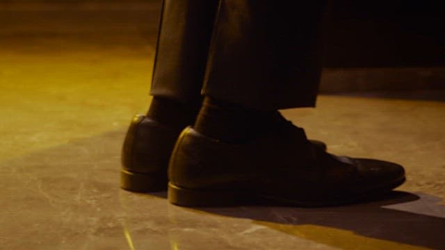 Man Dancing Flashily Wearing Shoes