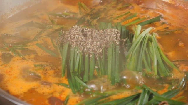 Pork Back-bone Stew Bubbling in a Pot