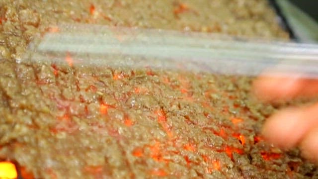 The process of making grilled bulgogi