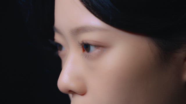 Young Woman's Side Profile