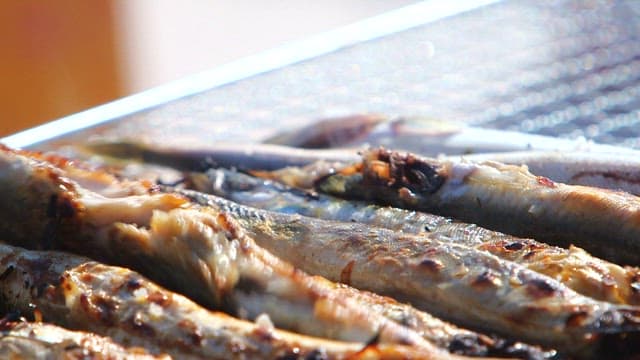 Grilled Fish on a Barbecue