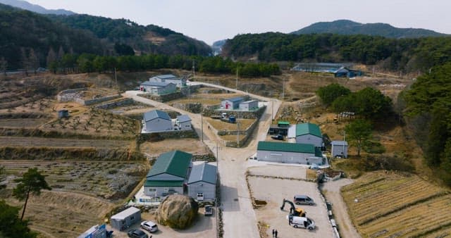 Industrial Facilities and Farmland in Rural Villages