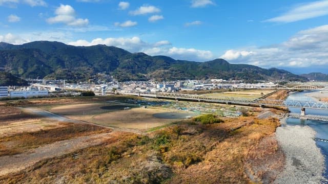 Scenic view of a bridge over a river