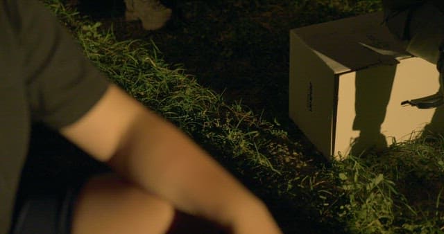 Friends Sitting Together at Night