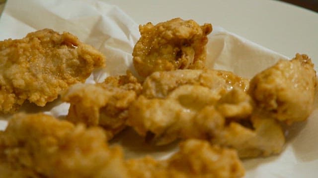 Crispy and golden brown fried fish