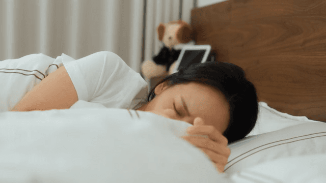 Woman Resting in Bed Throughout the Day