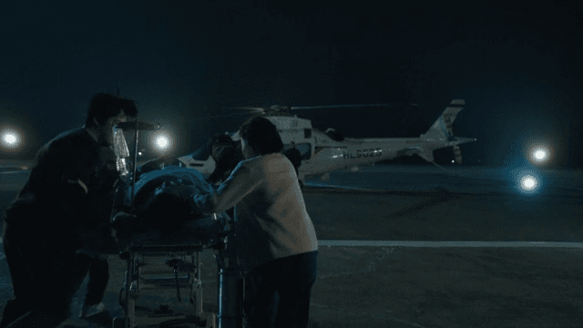 Emergency Nighttime Helicopter Medevac