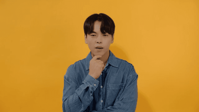 Man lost in deep thought, thinking alone