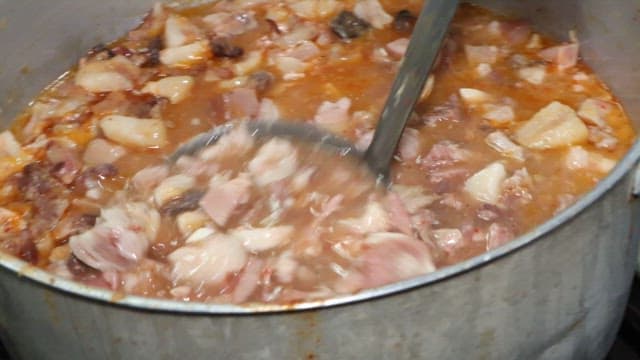Preparing Hot Sundae Soup in a Kitchen