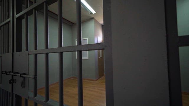 Empty Lockup Inside a Police Station
