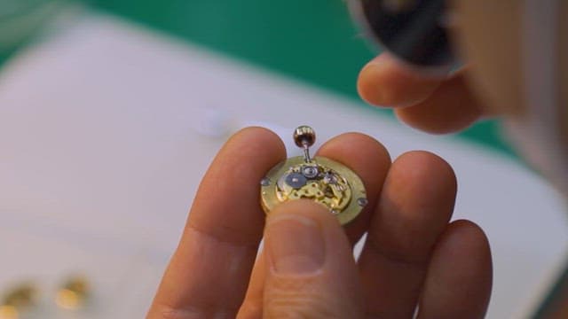 Expert Craftsman Repairing Intricate Watch Parts