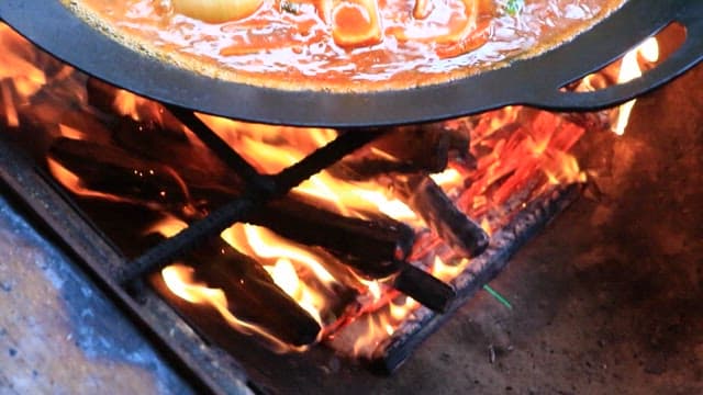 Braised spicy chicken with octopus and various vegetables