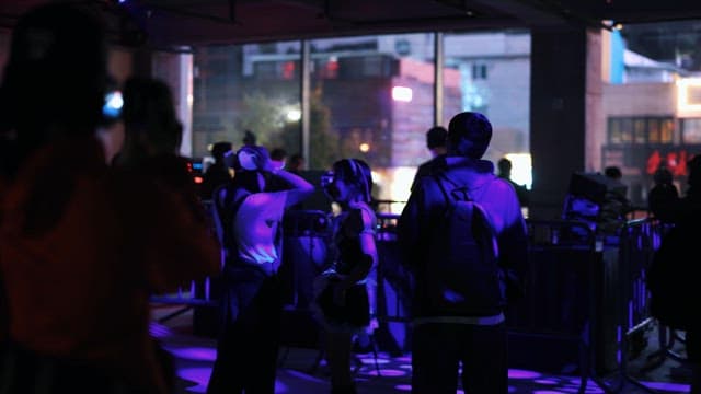 Recording the Fabulous Scenes at a Club with a Camera