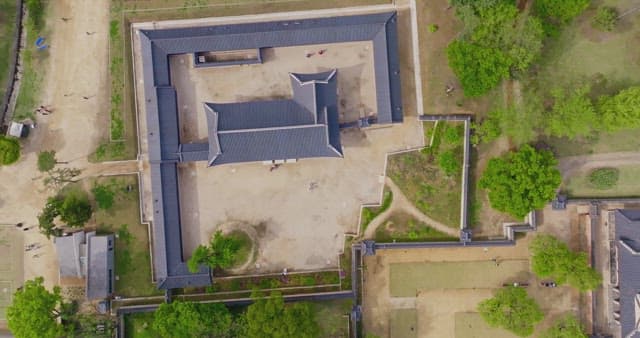 Gyeongbokgung Palace with gardens