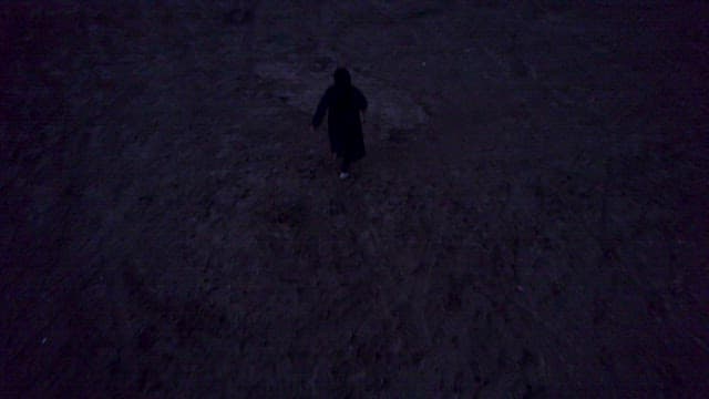 Evening Walk Overlooking the Lit Town