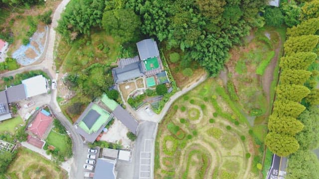 View of a rural area with forests