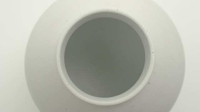 Round Snout of White Porcelain