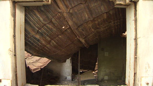 Post-Demolition Rubble at a Construction Site