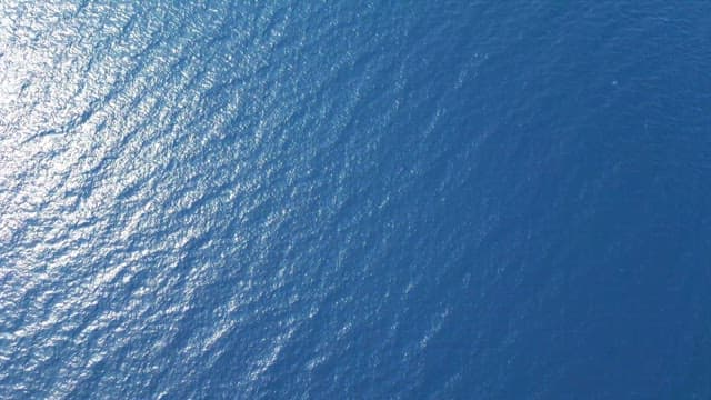 Vast expanse of blue ocean