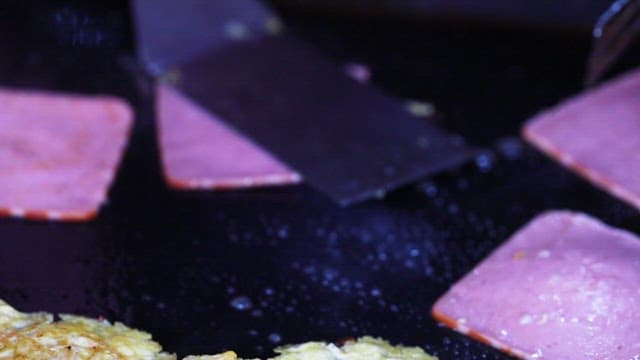 Process of making toast on a griddle