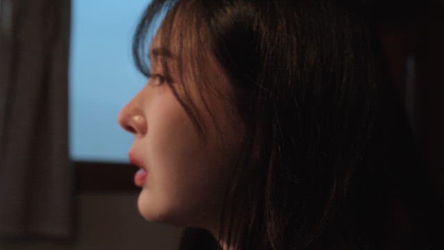 Woman with tears in her eyes