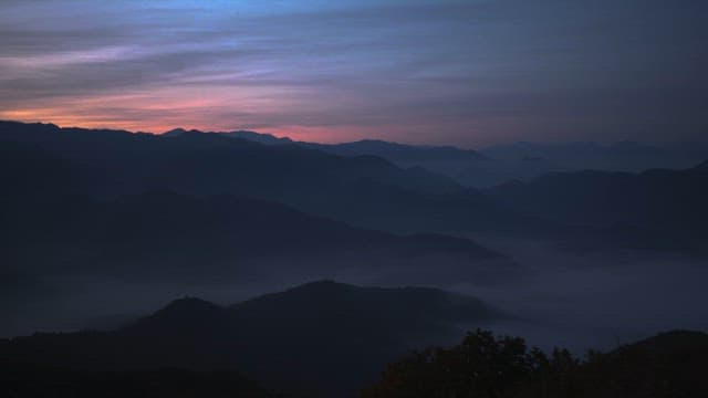 Misty Mountains at Dawn
