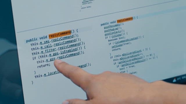 Coding Workflow on a Laptop Screen