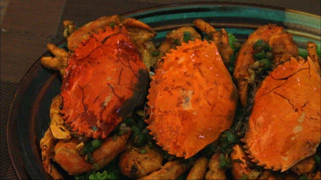 Delicious crab dish served on a plate