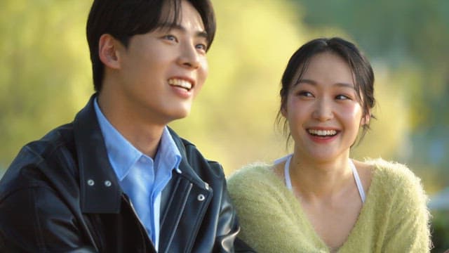 Couple enjoying a sunny day outdoors