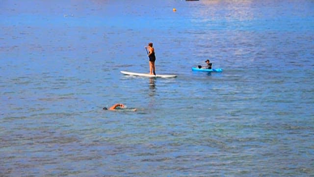 Paddleboarding and Kayaking on Calm Waters