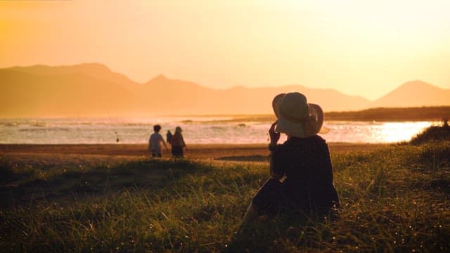Serene Sunset at the Beach