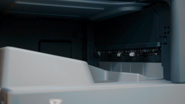 Printer printing a document